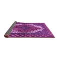 thumbnail image 2 of Ahgly Company Indoor Square Medallion Purple Traditional Area Rugs, 7' Square, 2 of 4
