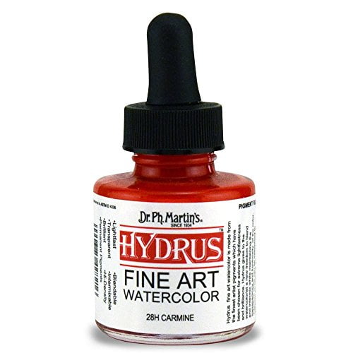 Dr. Ph. Martin's 400250-28H Aquarelle d'Art Hydrus, 1,0 oz, Carmin (28 H)