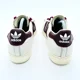 thumbnail image 4 of Adi - das Superstar Off White Maroon Mens Size 10.5 Low Sneaker H68187, 4 of 6