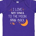 thumbnail image 4 of Inktastic I Love My Oma to the Moon and Back Boys or Girls Baby Bodysuit, 4 of 5