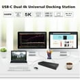 thumbnail image 4 of WAVLINK USB Docking Station for MacBook Pro/Windows with 65W Charging, USB to DP + 1 HDMI 4K Dock, 4 of 9