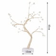 thumbnail image 4 of Lámpara de mesa 36LED 3D, luz de noche de árbol de fuego de Navidad de alambre de cobre para decoración de niños de interior luz de hadas Adepaton LL-0914, 4 of 6