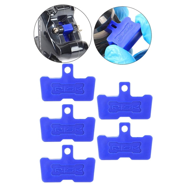 Disc Brake Spacer, Hydraulic Brakes Pads Spacer, for Disc Cycling Repair Tools Oil Disc Piston Stopper for Mountain Bike Road Bike .5x2.35x1cm DYNWAVEMX Tapón del espaciador del freno