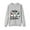 Grey, variant on Festive Family Matching Outfits Dad and Kids Holiday Print Long Sleeve Crewneck Sweatshirt Top