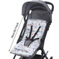 thumbnail image 3 of YaoZQ Pink Car Seat Insert for Baby Girl 1pc, Reversible Stroller Cushion with Head Support, Universal Toddler Seat Pad Liner for Strollers, Bouncers and High Chairs, Soft Washable Mat, 3 of 5