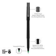uniball Roller Rollerball Pens, Micro Point, 0.5mm, Green Ink, 12 Count