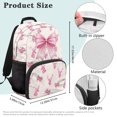 thumbnail image 7 of Pzuqiu Pink Camo Deer Bow Kids Backpack for Ages 6-18 17 Inch Cute Cartoon School Bookbag Durable Large Capacity Elementary School Backpack for Back to School Travel Ideal Student Gift, 7 of 7