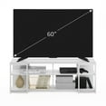 thumbnail image 4 of Furinno CAMNUS Modern Living TV Stand for TVs up to 65 Inch, White/White, 4 of 5