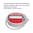 thumbnail image 4 of Cable Lockout Kits Devices, Lockout Tagout Station, Includes 1 Padlock, 2 Keys,1 Adjustable Rope Lock,1 Warning Sign,Adjustable 6mm/0.24in Diameter 38mm/1.5in Length 4 Holes Stainless Steel, 4 of 9
