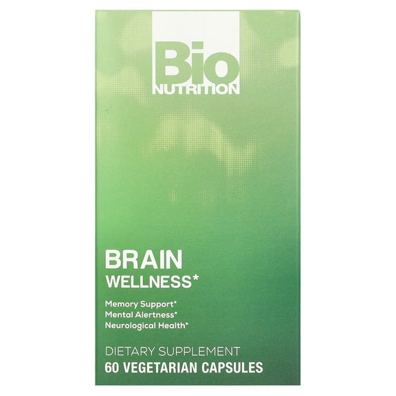Bio Nutrition Brain Wellness - 60 Vegetarian Capsules