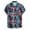 Blue, variant on Mens Casual Short Sleeve Hawaiian Vacation Style Shirt Blouse T-shirt