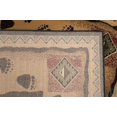 thumbnail image 6 of Handcraft Rugs Cabin Rug  Lodge, Cabin Nature and Animals Area Rug  Modern Geometric Design Cabin Area Rug  Abstract, Brown/Green/RedMother Bear/Cub/Footprint 5x7 feet, 6 of 7