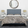 thumbnail image 2 of Designart 'Onyx Travertine Tile' Mid-Century Modern Duvet Cover Set, 2 of 4