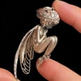 thumbnail image 4 of Silent Pendant - Curled Figurative Alloy Necklace for Protection, Inner Strength & Everyday Elegance, 4 of 8