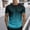 Dark Blue, variant on T-Shirts For Men Crew Neck Cool Shirts Gradient Relaxed Army Green Tee
