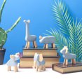 thumbnail image 1 of Neinkie Simple Abstract Geometric Animal Sculpture Ornaments Modern Home Decorations Animal Statues Desktop 3D Abstract Animal Crafts, Geometric Surface Statues Gift Present, 1 of 6