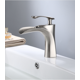 thumbnail image 1 of Grifo de baño moderno en cascada con bañera de níquel cepillado de una manija y 1 orificio de montaje JM, 1 of 5