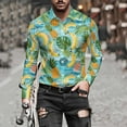 thumbnail image 7 of Xzbqbs Hawaiian Shirt for Men Long Sleeve Button Down Printed Dress Shirts Casual Fashion Lightweight Regular Fit Beach Shirts, 7 of 7