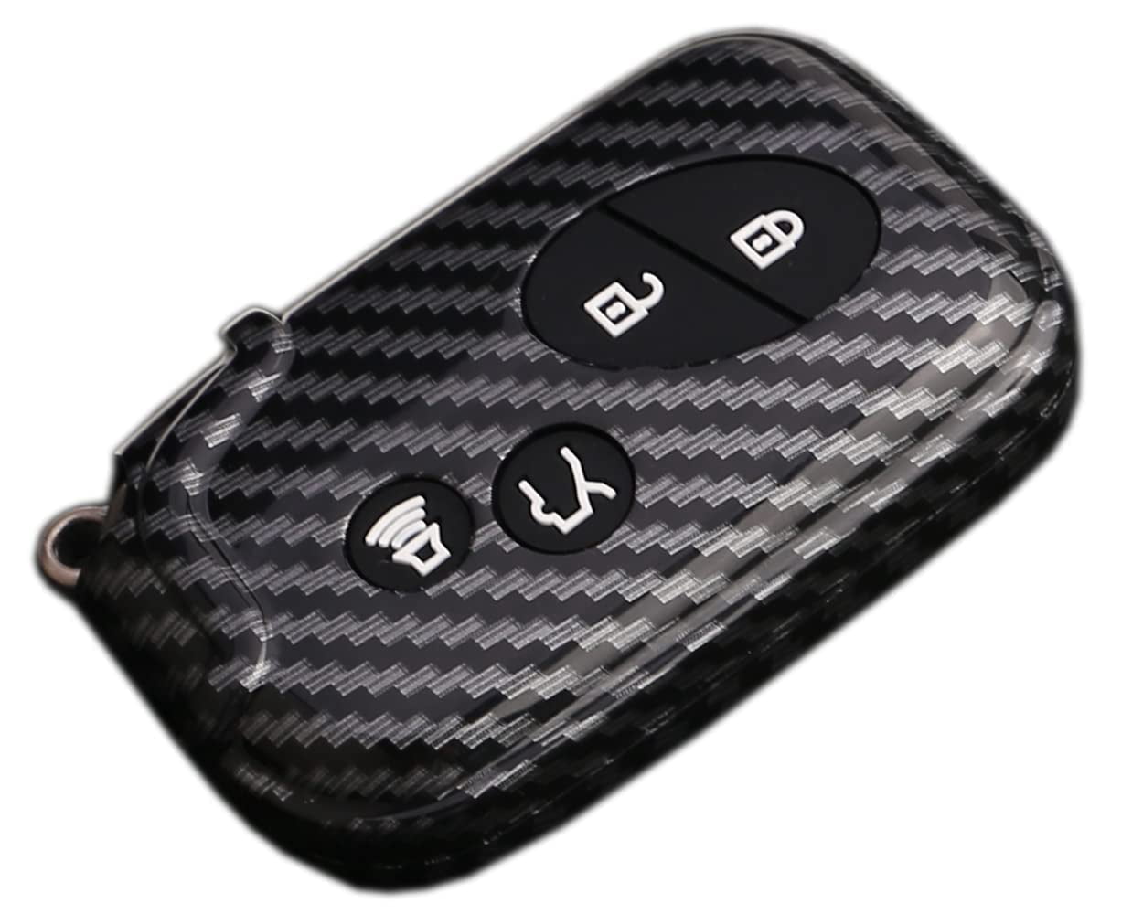 ABS Carbon Fibre Protector Key Fob Cover Case fit for Lexus ES350 GS300 GS350 GS430 GS450h ISC IS250 IS350 LS460 LS600h Keyless Entry Key Fob HYQ14AAB 89904-50380 89904-30270