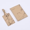 thumbnail image 1 of Juego de libretas de mármol PU, porta libretas, etiqueta de equipaje, juego de tarjetas de embarque, 1 of 6