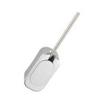 thumbnail image 3 of Yuarrent Cepillo y soporte para limpieza de inodoros Herramienta de limpieza de baño de plástico Portaescobillas para inodoro Mango largo Juegos de accesorios de baño plata Yuarrent HA0701-02B, 3 of 6