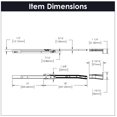 thumbnail image 5 of Hickory Hardware P1700-18-W-5B 18 in. Bottom Mount Drawer Slide, White - Pack of 5, 5 of 6
