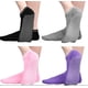 thumbnail image 2 of 4 pares de calcetines antideslizantes para yoga y trampolín con agarre, calcetines deportivos para mujer adulta, 2 of 8