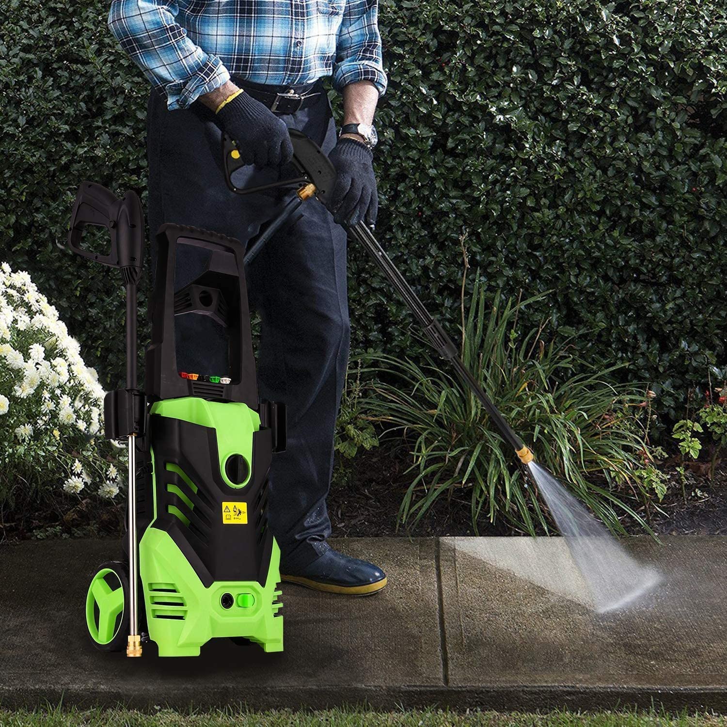 Electric Pressure Washer Homdox Pressure Washer 1600w Power Washer High Pressure Cleaner Machine 6419