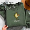 thumbnail image 5 of I Could Be Meaner But Jesus Said No Embroidered Gildan Shirt, Funny Frog Christian Sweatshirt Gift, 5 of 6
