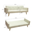 thumbnail image 3 of Sofá Cama Plegable Ilios Innova Con Antebrazos Color Beige 200 cm x 85 cm x 80 cm, 3 of 10