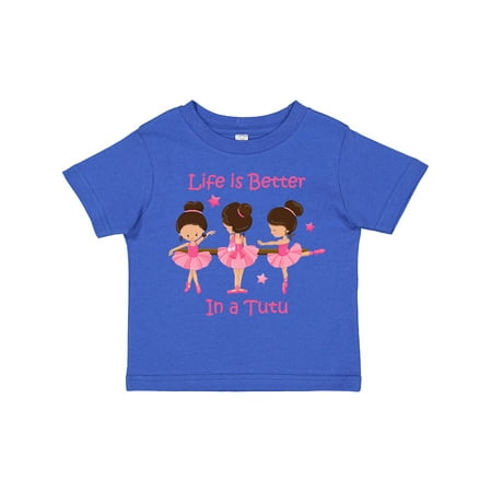 

Inktastic Life s Better in a Tutu KS Gift Toddler Toddler Girl T-Shirt