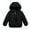Black, variant on Busydd Girls Winter Coat 1-13 Years Comfortable Warm Solid Color Long Sleeve Boys Winter Coat Casual Hooded Zipper Puffer Jacket Little Girls Clothes with Pockets 3-4 Years