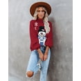 thumbnail image 5 of Weardear Sweaters for Women 2024 Fashion Trendy Lantern Long Sleeve Mockneck Pullover Fall Knit Sweater Tops, 5 of 6