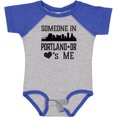 thumbnail image 3 of Inktastic Portland Oregon Someone Loves Me Skyline Boys or Girls Baby Bodysuit, 3 of 5