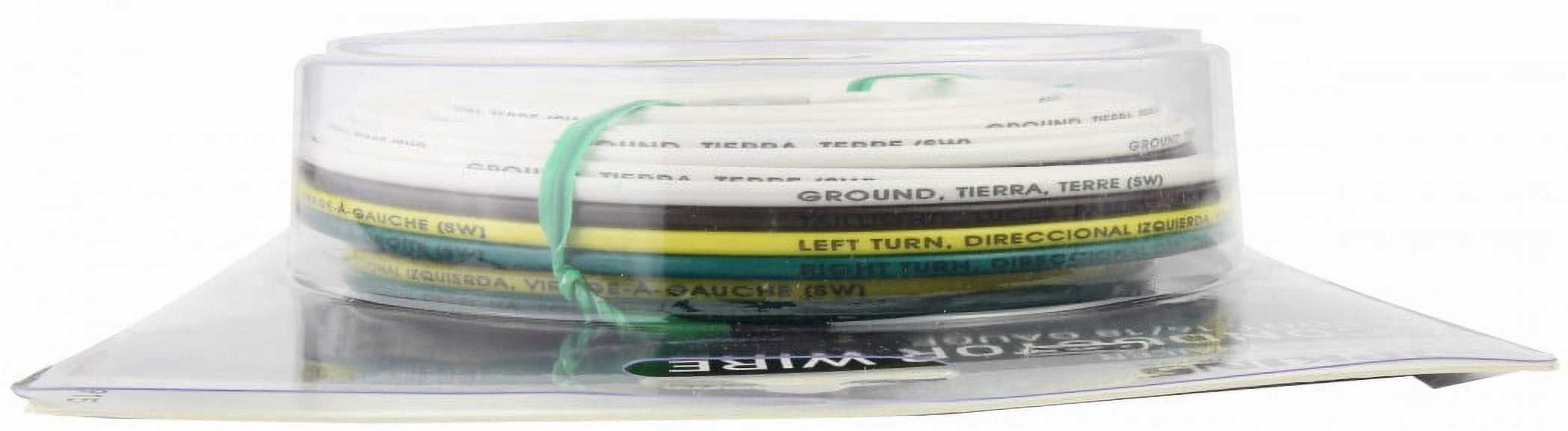(2 pack) Hopkins Towing Solutions 25 feet of 16 Gauge 4 Conductor Wire, 49915