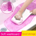 thumbnail image 1 of facefd Clothes Washboard Plastic Washing Board Foldable Home Laundry Tool Clothes Cleaning Accessory, Pink, 1 of 7