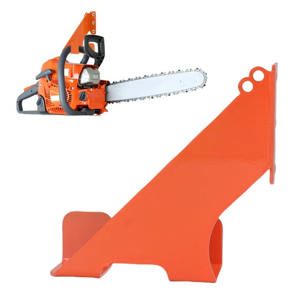 Rack 2Pcs Chainsaw Hanger Wall Mount Rack 3 in 1 Heavy Duty Holder with Hook Garage Storage Shed Organizer
