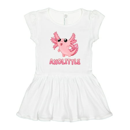 

Inktastic Axolittle- Cute Baby Axolotl Girls Toddler Dress