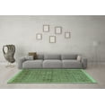 thumbnail image 3 of Ahgly Company Indoor Rectangle Abstract Turquoise Blue Modern Area Rugs, 8' x 10', 3 of 4