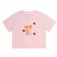 thumbnail image 4 of NIPAXO Girls Cartoon T-Shirt, Round Neck and Short Sleeve Cotton Shirts, 9-10Y, 4 of 9