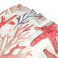 thumbnail image 3 of Yayeee Shower Curtain with Hooks 72"x72" Waterproof Fabric Bathroom Hanging Decor, Starfish Seashell, 3 of 5