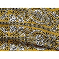 thumbnail image 5 of oneOone Rayon Yellow Fabric Block Sewing Material Print Fabric By The Yard 56 Inch Wide-1I, 5 of 5