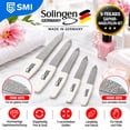thumbnail image 2 of S SMI 5-Piece Coarse Sapphire Nail File Set with 5 Solingen Sapphire Nail Files, White, 2 of 7