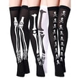thumbnail image 1 of 3 Pairs Halloween High Long Sockings Over Knees Socks, 1 of 5