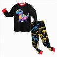 thumbnail image 5 of TOWED22 Girls Boys Pajamas Little Kids Pjs Sleepwear Children Clothes Sets 6-12 Months 12-24 Months 2t 3t 4t 5t 6t 7t 8t 9t Children(Red,7-8 Y), 5 of 5
