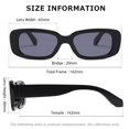 thumbnail image 4 of Gafas de sol Kimorn K1200 estilo vintage rectangular para mujer/hombre, 4 of 6