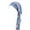 Blue, variant on Blue African Women Turban Caps Polyester Soft Cancer Head Scarf Hats Beanie Elastic Hair Wraps One Size