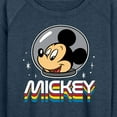 thumbnail image 3 of Mickey & Friends - Mickey Portrait Retro - Women's Lightweight French Terry Long Sleeve Shirt, 3 of 5