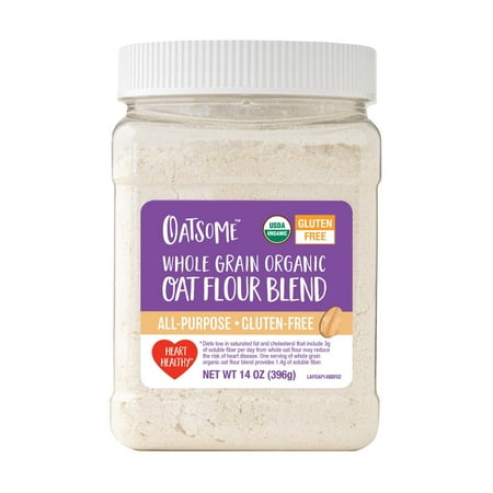 Oatsome Organic Oat Flour Blend, Gluten-Free, 14oz