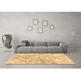 thumbnail image 3 of Ahgly Company Indoor Square Abstract Brown Modern Area Rugs, 7' Square, 3 of 4
